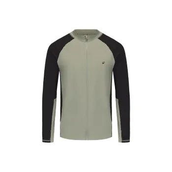 DECATHLON OLAIAN550 Cool Feeling T Shirt Men's Pale Sky Green/Smoky Black