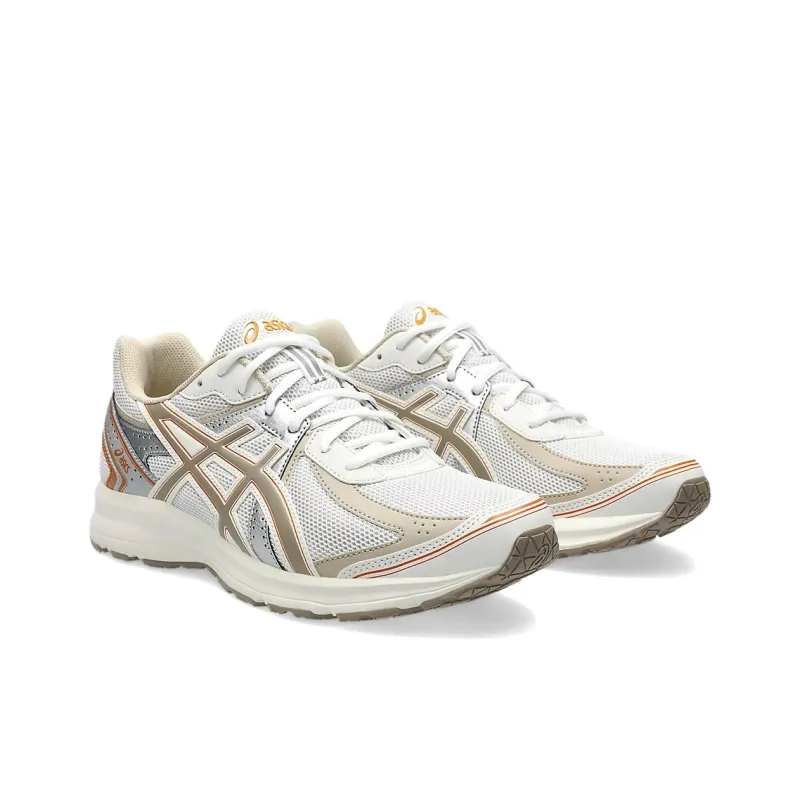 Asics Jog 100S Cushioning, Wear Resistant Low Top Running Shoes Unisex White-3