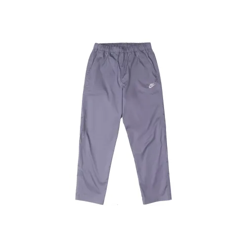 Nike Knitted Sports Pants Men's Gray Slate Blue