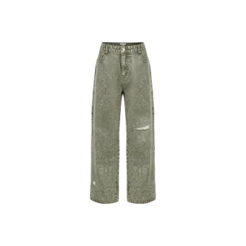 URBAN REVIVO Jeans Men's Gray Green