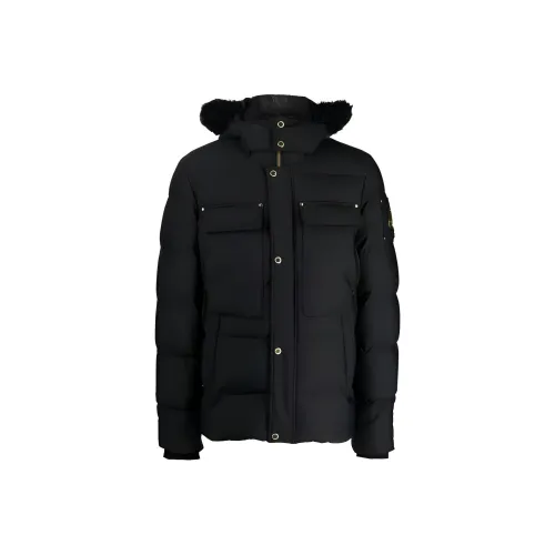 Moose Knuckles Logo plaque Padded Hooded Jacket