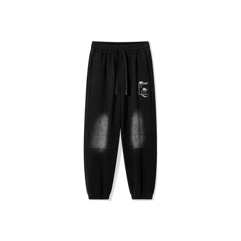 FIDO DIDO Knitted Sweatpants Unisex Black-0