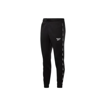 Reebok Te Tape Jogger Knitted Sports Pants Men's Black