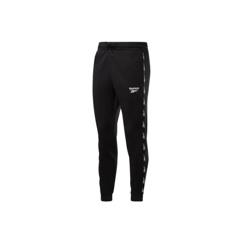Reebok Te Tape Jogger Knitted Sports Pants Men's Black