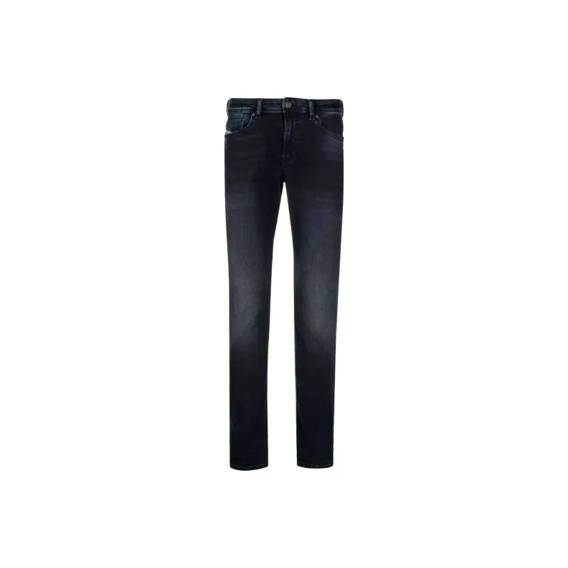 DIESEL Logo Patch Low Rise Jeans-0