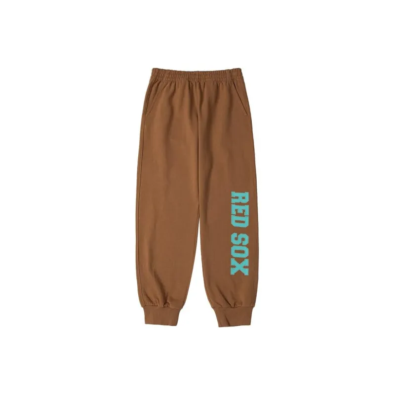MLB Knitted Sports Pants Unisex Dark Beige-0