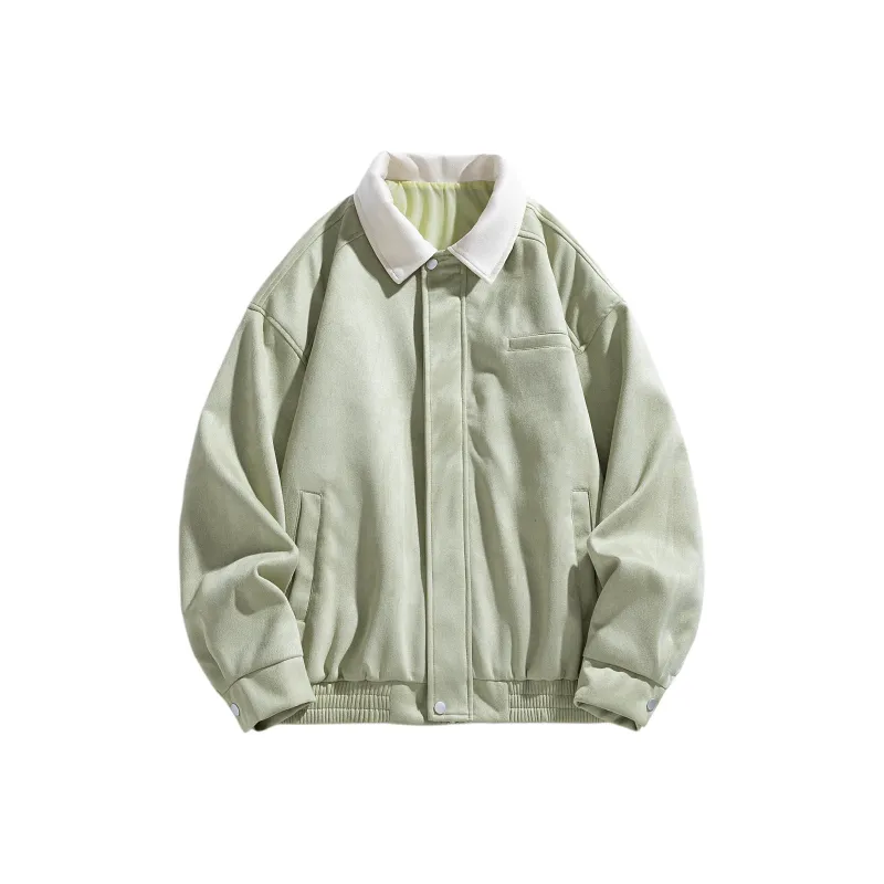 Yalu Jackets Coats Unisex Moss Green-0