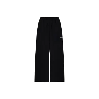 WE11DONE SS24 Knitted Sports Pants Unisex Black