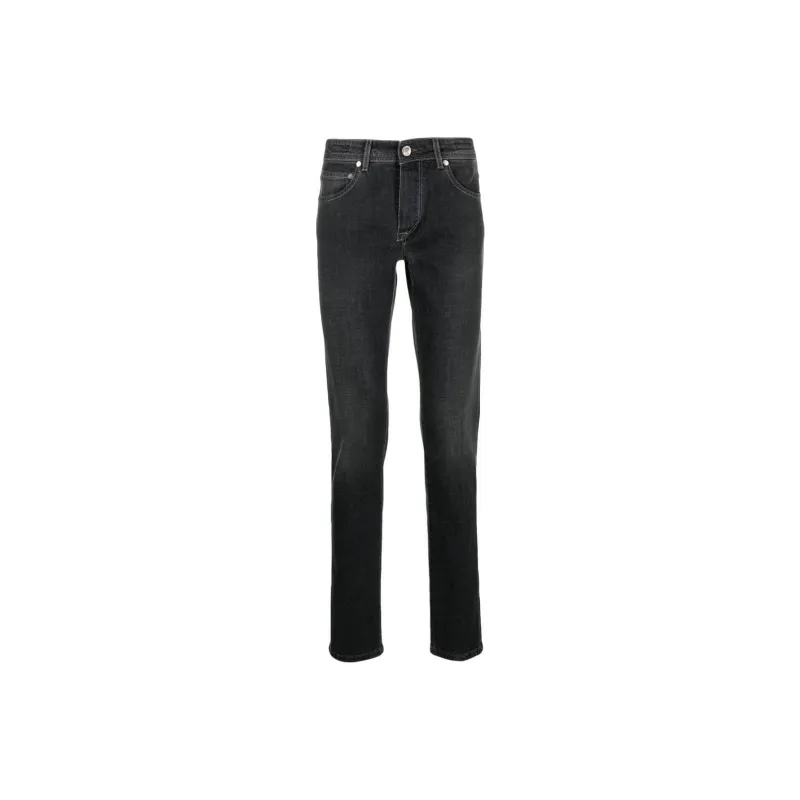 BARBA Logo patch Stretch Skinny Jeans-0