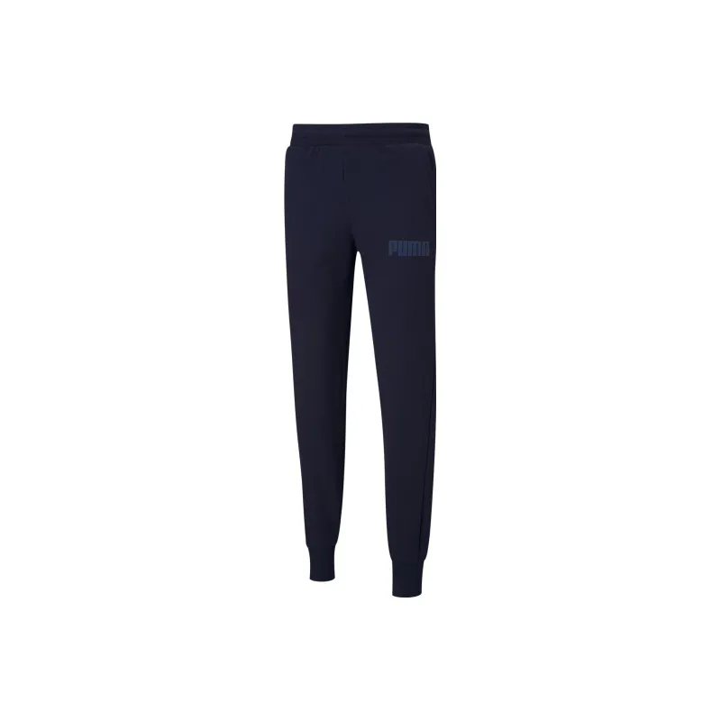 PUMA Knitted Sweatpants Men Tweed Blue-0