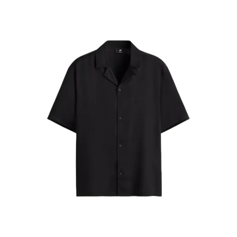 H&M Shirts Men Black-0