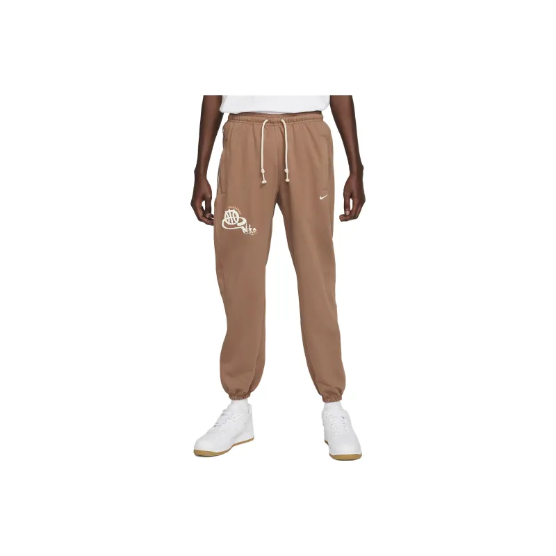 Nike Knitted Sweatpants Men Light Brown-0