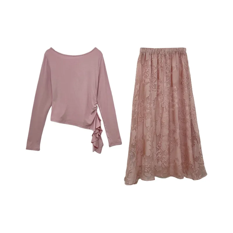 Icicofficial Two Piece Skirt Sets Women's-1