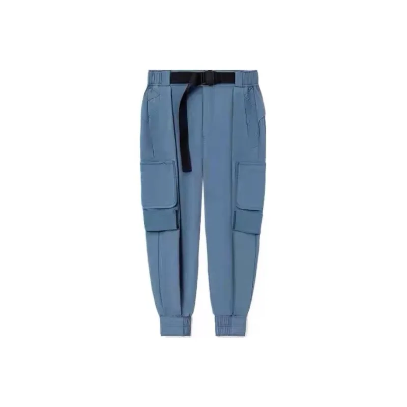 LiNing Knitted Sports Pants Men's Slate Blue-0