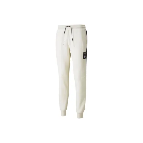 PUMA Knitted Sports Pants Men's Ivory White