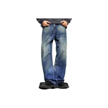 GTRG Jeans Unisex Vintage Blue