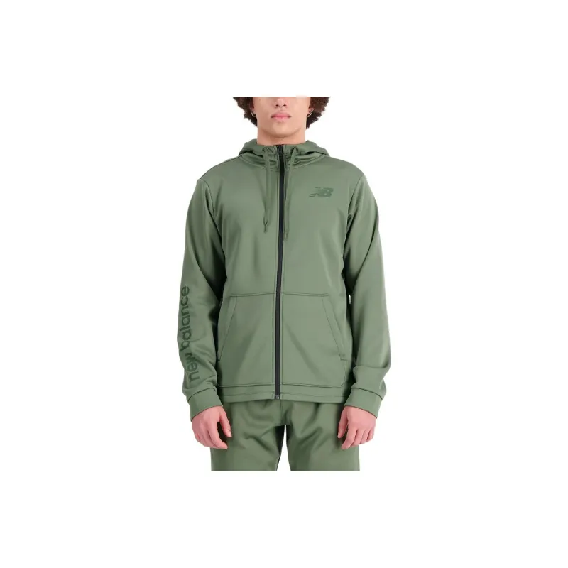 New Balance Jackets & Coats Men Dark Olive Green-0
