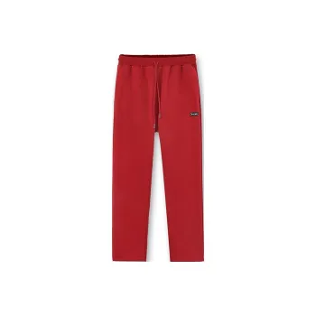 OCCUPY Knitted Sweatpants Unisex Deep Red