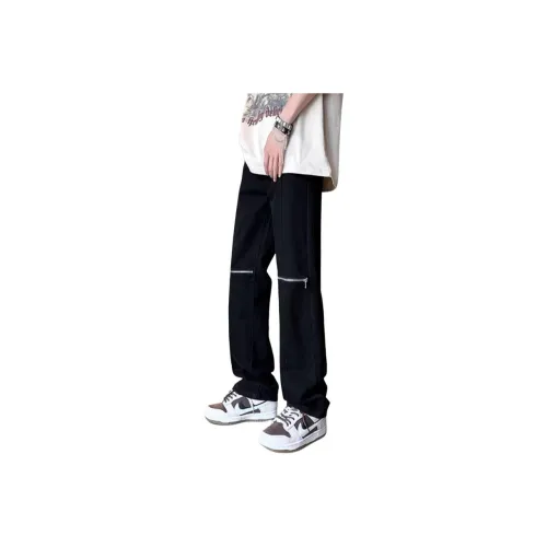 BENGEN Jeans For Spring And Summer Men's Black