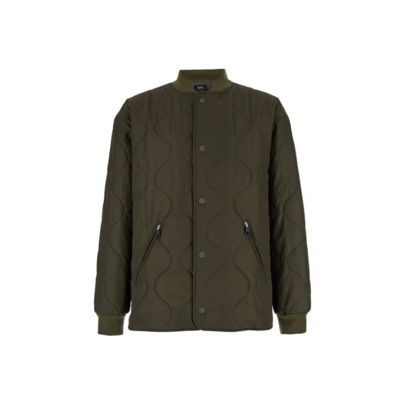 A.P.C Quilted Bomber Jacket-0