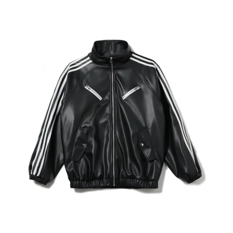 Black Late Jackets Coats Unisex-2