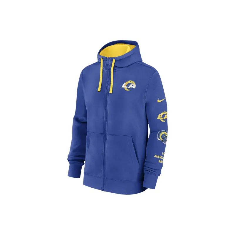 Nike Los Angeles Rams Club Men's Nike Nfl Full Zip Hoodie-0