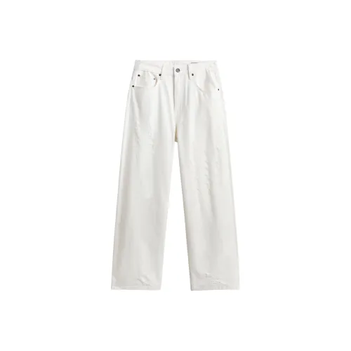 FUERZA Jeans Unisex White