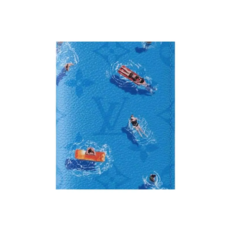 LOUIS VUITTON Pool Pocket Organizer Blue Lagoon-4