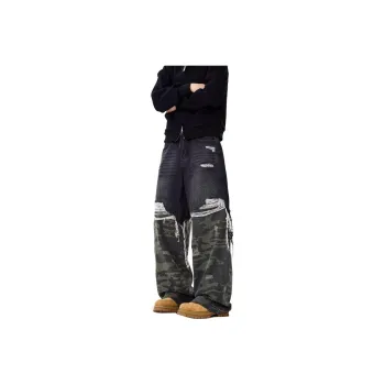 NEAR HERE Jeans Unisex Black