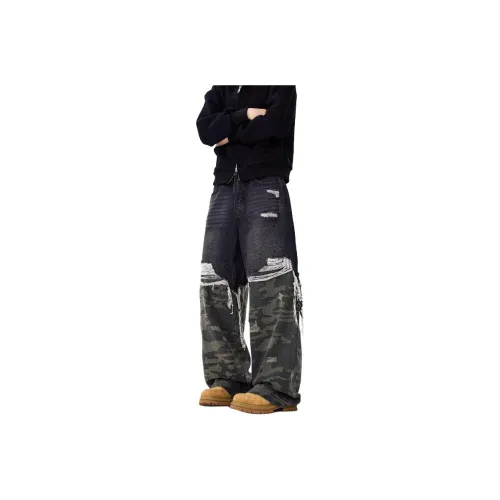 NEAR HERE Jeans Unisex Black