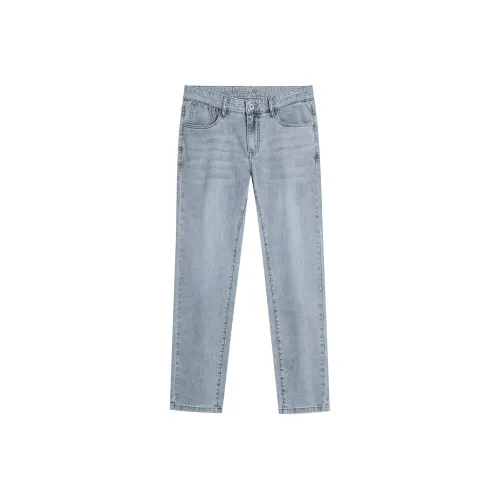 Dance With Wolves Jeans Men's Light Blue