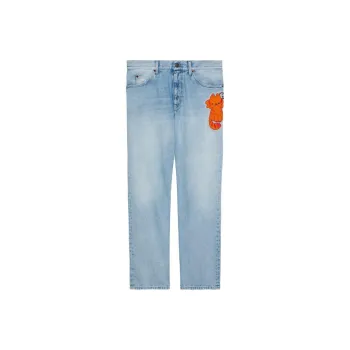 GUCCI Jeans Men Light Blue