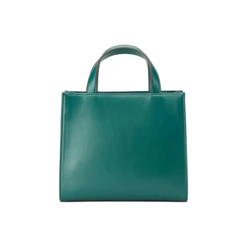 GUESS Polyurethane Tote Bag Shopping Bag Shoulder Bag Handbag Mini Women's Green-2