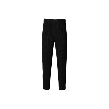 Homme Plissé Issey Miyake Casual Pants Men Black