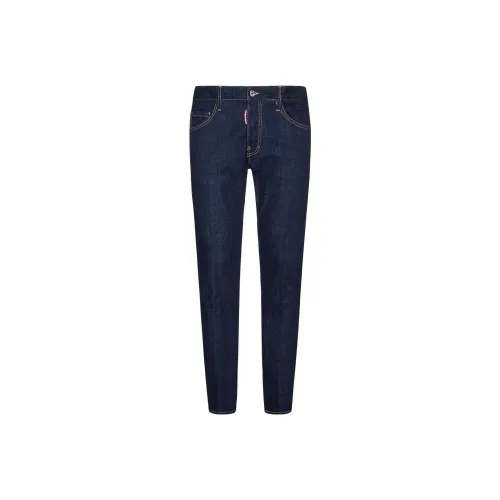 DSQUARED 2 Logo Printed Slim Cut Jeans