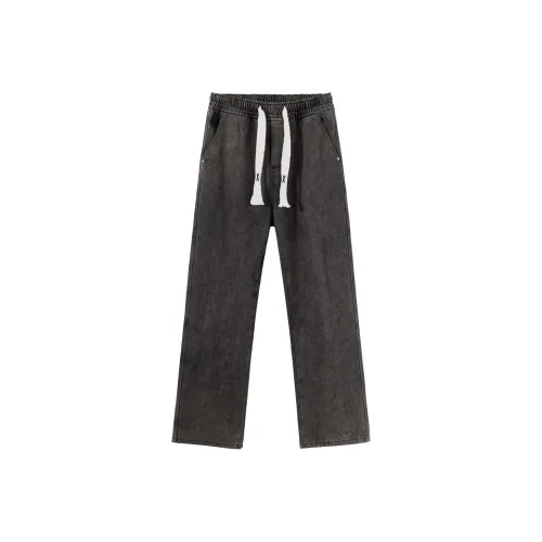XINYINSU Jeans Unisex Black Gray Color