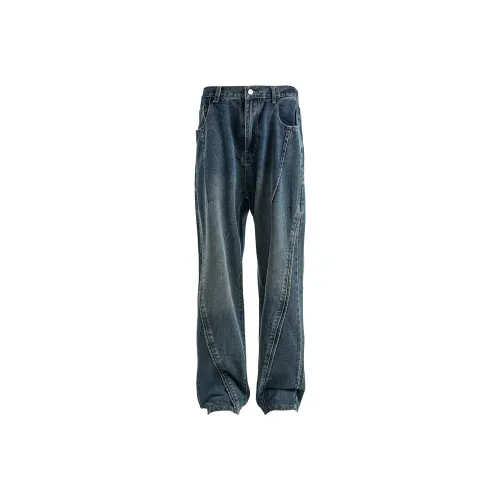 Paddy Julia Jeans Unisex Yellow Mud Light Blue