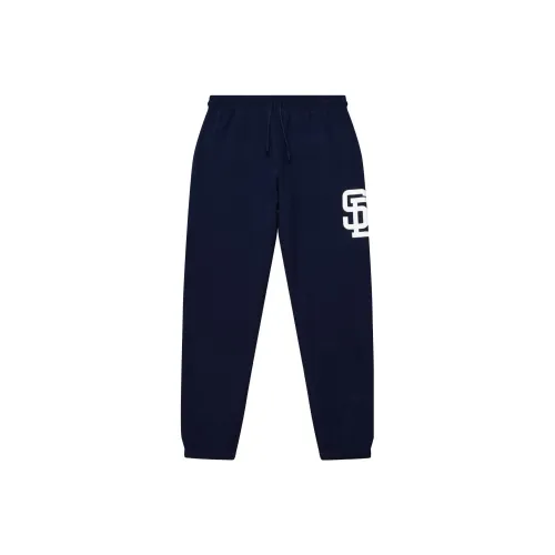 Mitchell Ness Knitted Sweatpants Men Marine Blue