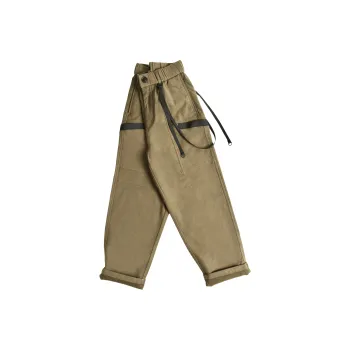 Ricky Tenko Knitted Sports Pants Unisex Khaki