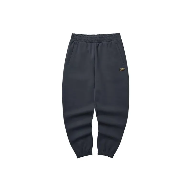 Skechers New Year Knitted Sports Pants Men's Charcoal Gray-0