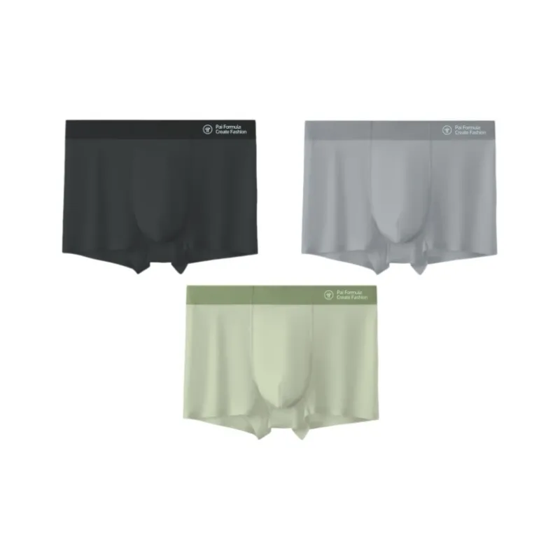 Qiao Ni Tong Underpants Men's 3 Pack-4