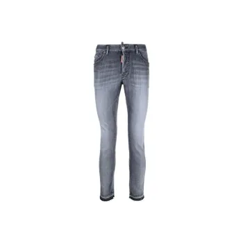 DSQUARED 2 Faded Straight Leg Skinny Jeans