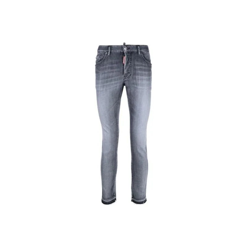 DSQUARED 2 Faded Straight Leg Skinny Jeans-0