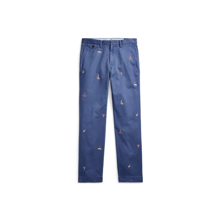 Polo Ralph Lauren SS22 Casual Pants Men's Marine Blue-0