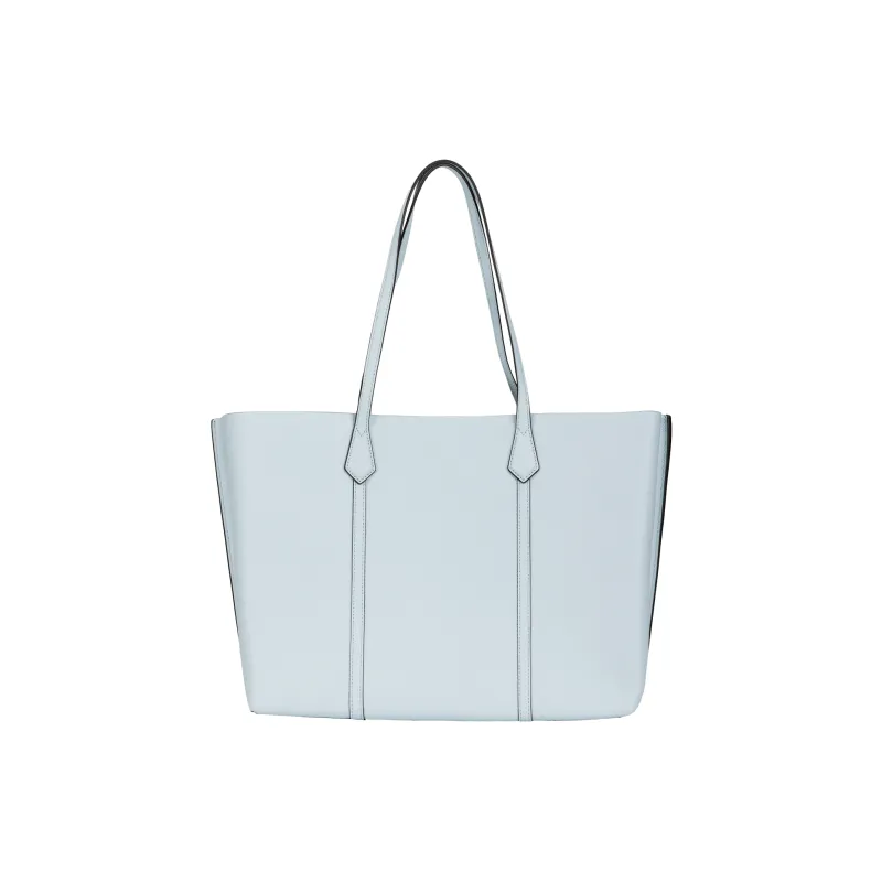 TORY BURCH Perry Leather Tote Bag, Shopping Bag, Shoulder Bag, Handbag Regular Women's Ice Blue-2