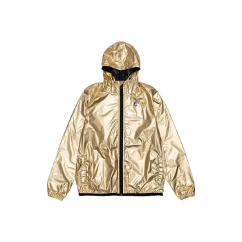 CDG Play x K Way Jacket Unisex Gold