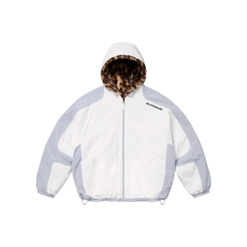 Supreme Faux Fur Reversible Hooded Track Jacket-0