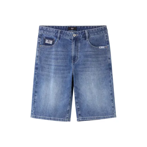 HLA Jeans Men Blue Gray Denim Gradient Light 14