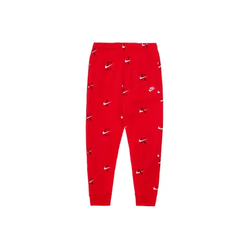 Nike Knitted Sweatpants Men Red