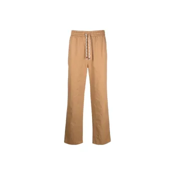 GUCCI Logo Print Drawstring Pants